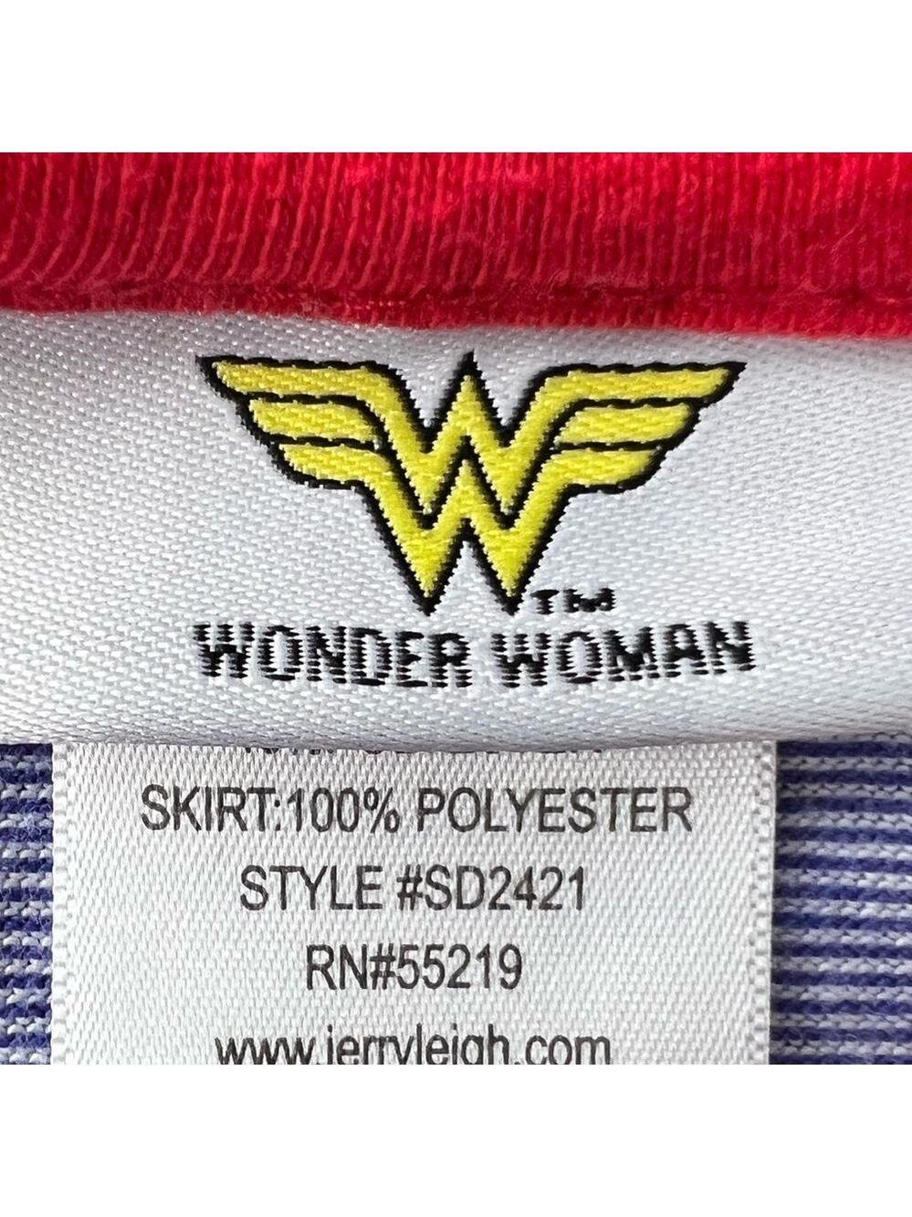 Wonder Woman Girls Kids Tulle Tank Dress  - Size Medium (7/8) - Picture 10 of 13
